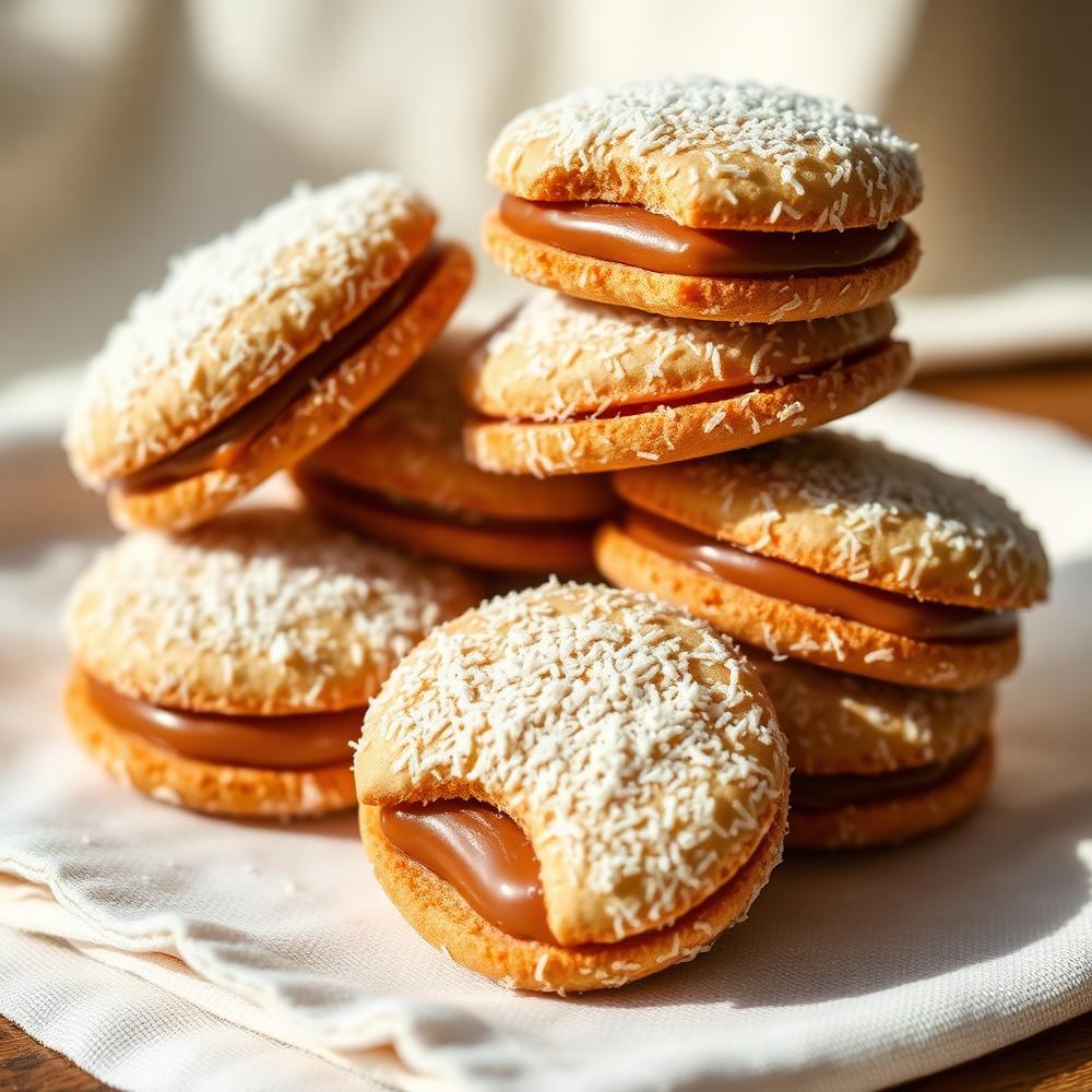 Alfajores de maicena argentinas artesanales en Barcelona